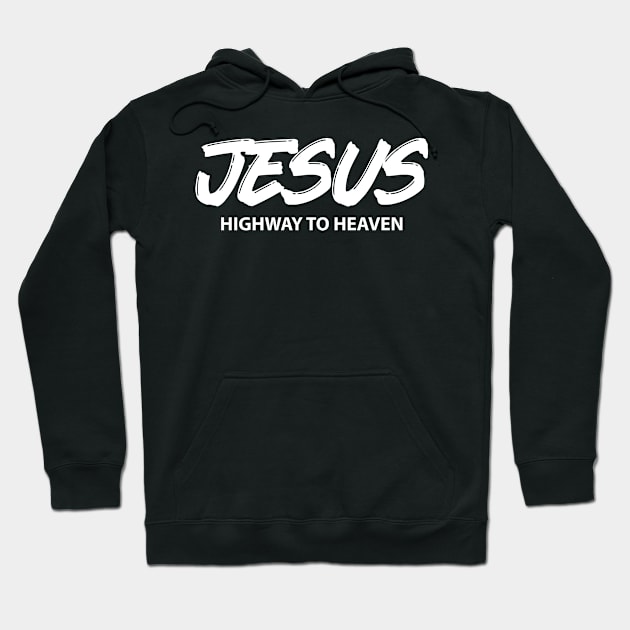 Jesus Highway to Heaven Hoodie by abstractsmile